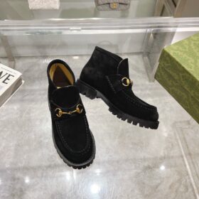 Horsebit ankle Schwarz