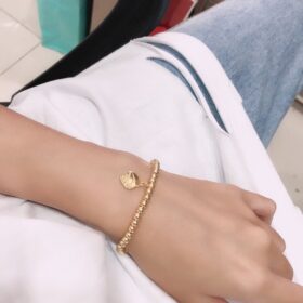 Mini Herz Gelb/gold