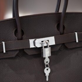 Birkin 30 Togo/Braun Silver
