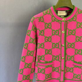 GG Jacquard Fuchsia/Grün
