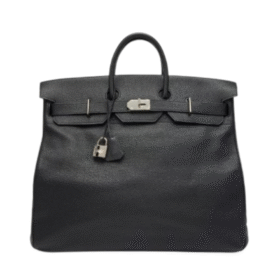 Birkin Palladium Schwarz/Silbern 50 cm