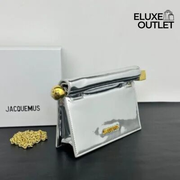 Clutch Carré/Silber 20 cm