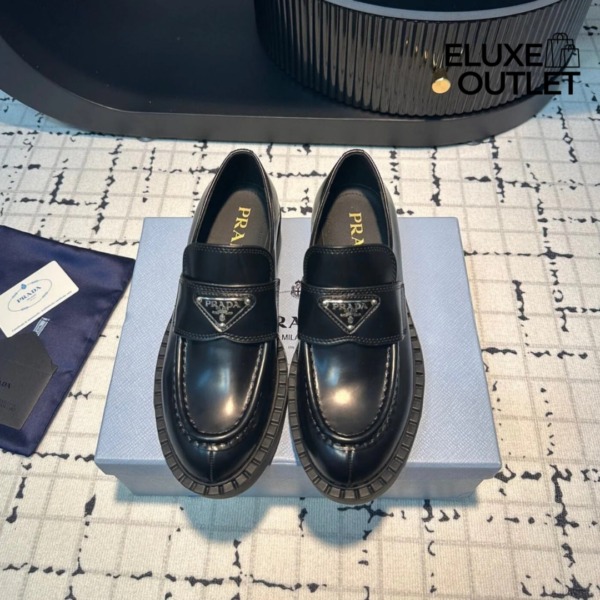 Loafer Doppelt Schwarz