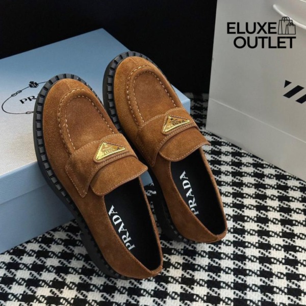 Wildleder Loafer Braun