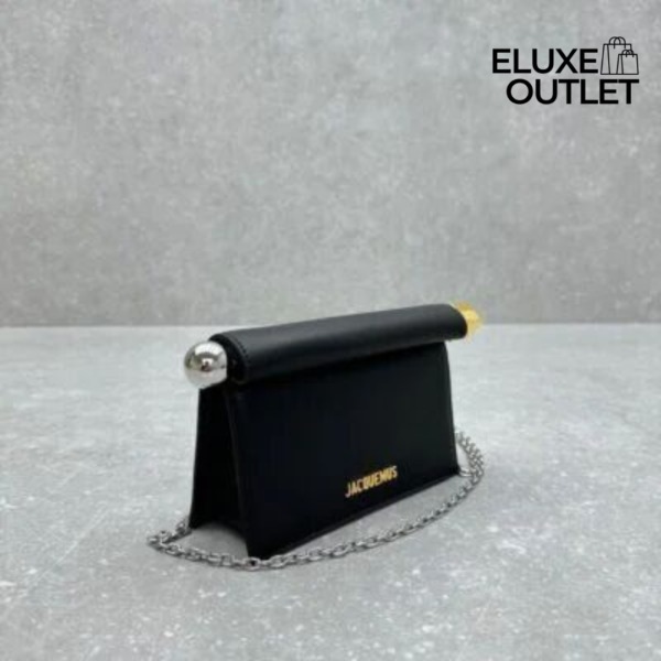 Clutch Schwarz/Gold 20 cm