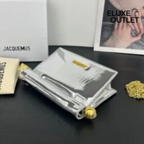 Clutch Carré/Silber 20 cm