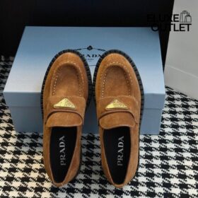 Wildleder Loafer Braun