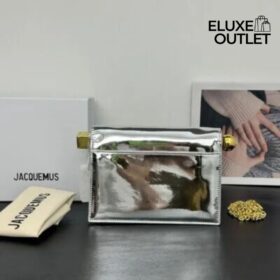 Clutch Carré/Silber 20 cm