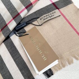 Wide Check Beige