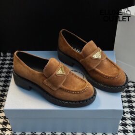 Wildleder Loafer Braun