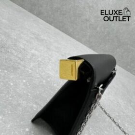 Clutch Schwarz/Gold 20 cm