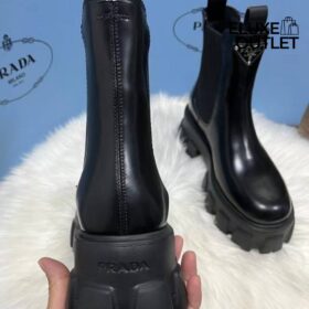 Monolith Gebürstetes Leder Schwarz
