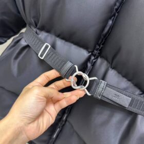 Re-Nylon down Schwarz