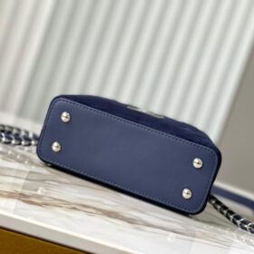 Bolsa Capucines Blau/Silber 21 cm