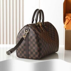 Speedy Damier Ebene Braun/Schwarz 30 cm