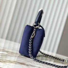 Bolsa Capucines Blau/Silber 21 cm