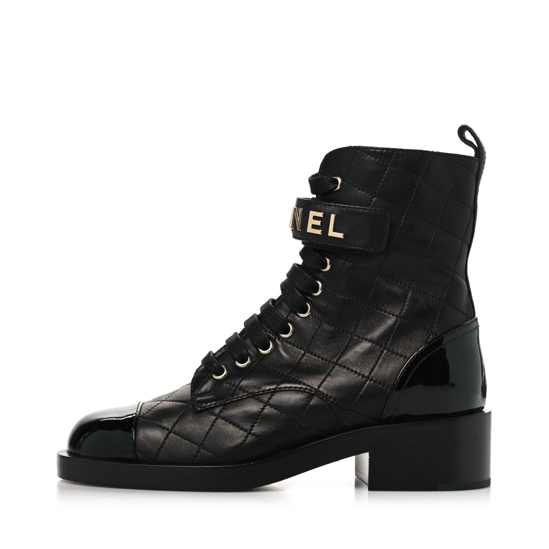 Logo Lace Up Schwarz