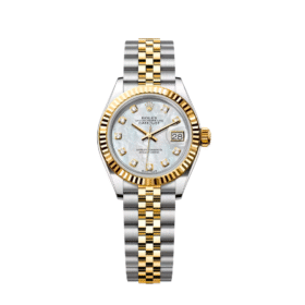 DateJust Silbern/Gold 28 mm