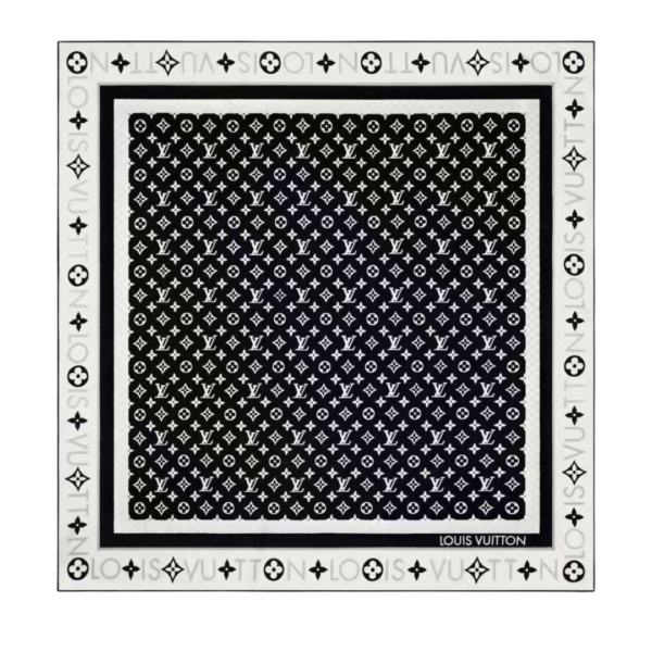 Monogram Infinity Square Schwarz/Weiß