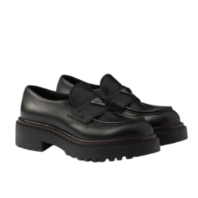 Loafer Doppelt Schwarz