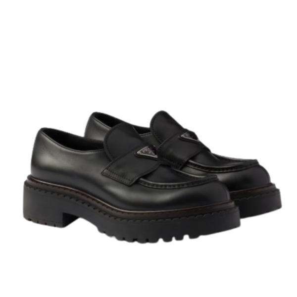 Loafer Doppelt Schwarz