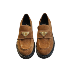 Wildleder Loafer Braun
