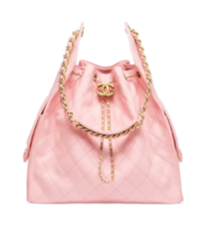 Chanel 25 Kleine Rosa Handtasche 30 cm
