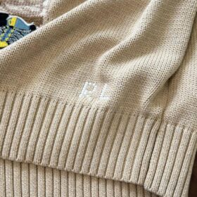 Bear Intarsia-Knit Braun