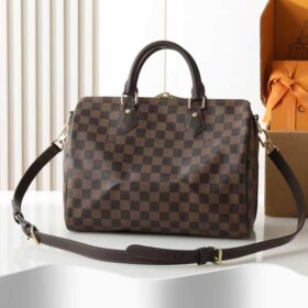 Speedy Damier Ebene Braun/Schwarz 30 cm