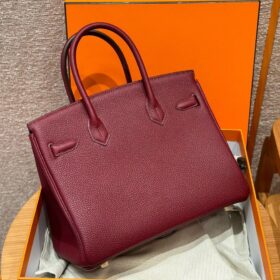 Birkin 35 Togo Burgunderrot
