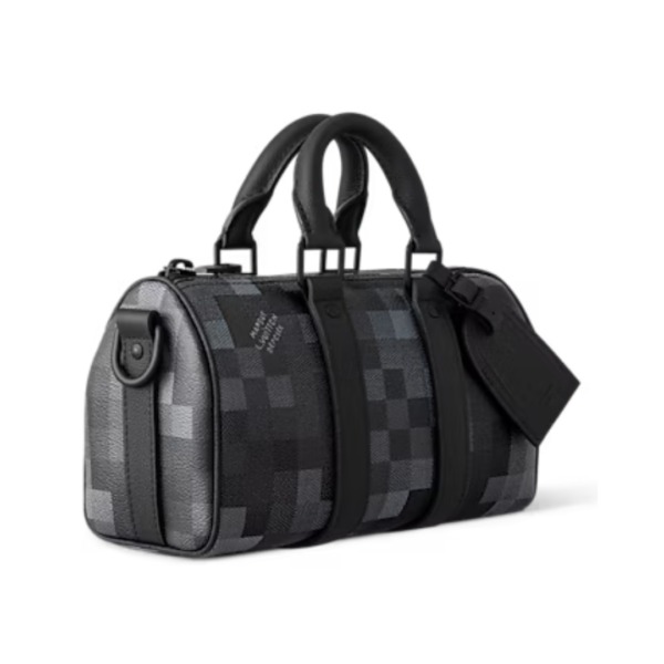 Keepall Schwarz/Grau 25 cm