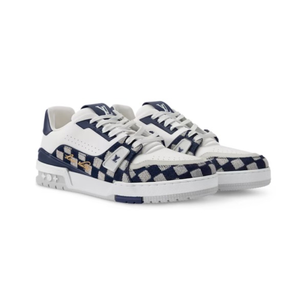 Trainer Weiß/Marineblau