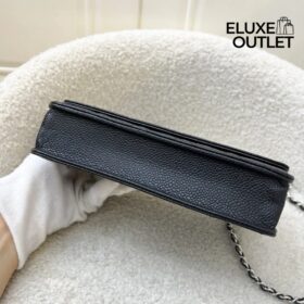 Classic Wallet on Chain Schwarz/Silber 19cm