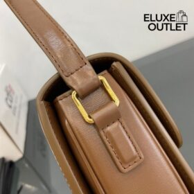 triomple tasche aus glanzendem Kalbsleder 18.5 cm