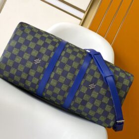 Keepall Blau Mit Schultergurt 50 cm