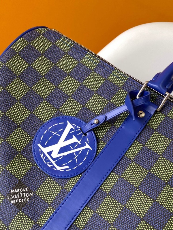 Keepall Blau Mit Schultergurt 50 cm