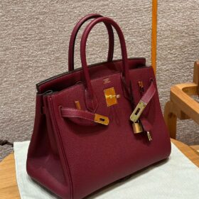 Birkin 35 Togo Burgunderrot