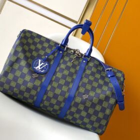 Keepall Blau Mit Schultergurt 50 cm