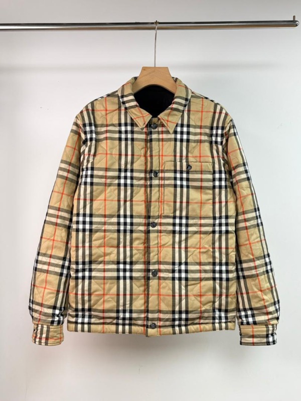 Wendbares Vintage-Karo Thermoregulierendes Overshirt