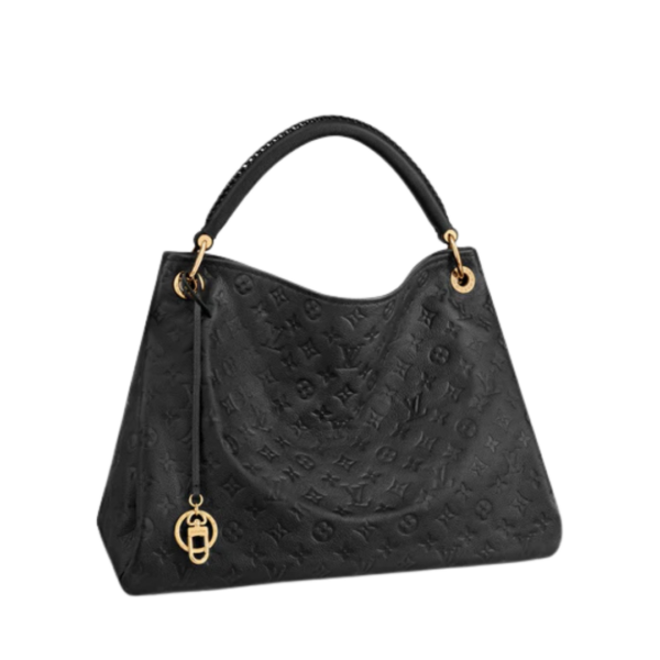 Black Monogram Artsy MM 47 cm