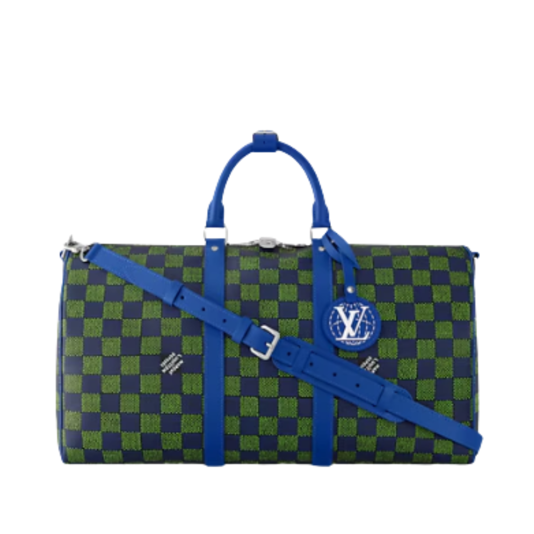 Keepall Blau Mit Schultergurt 50 cm