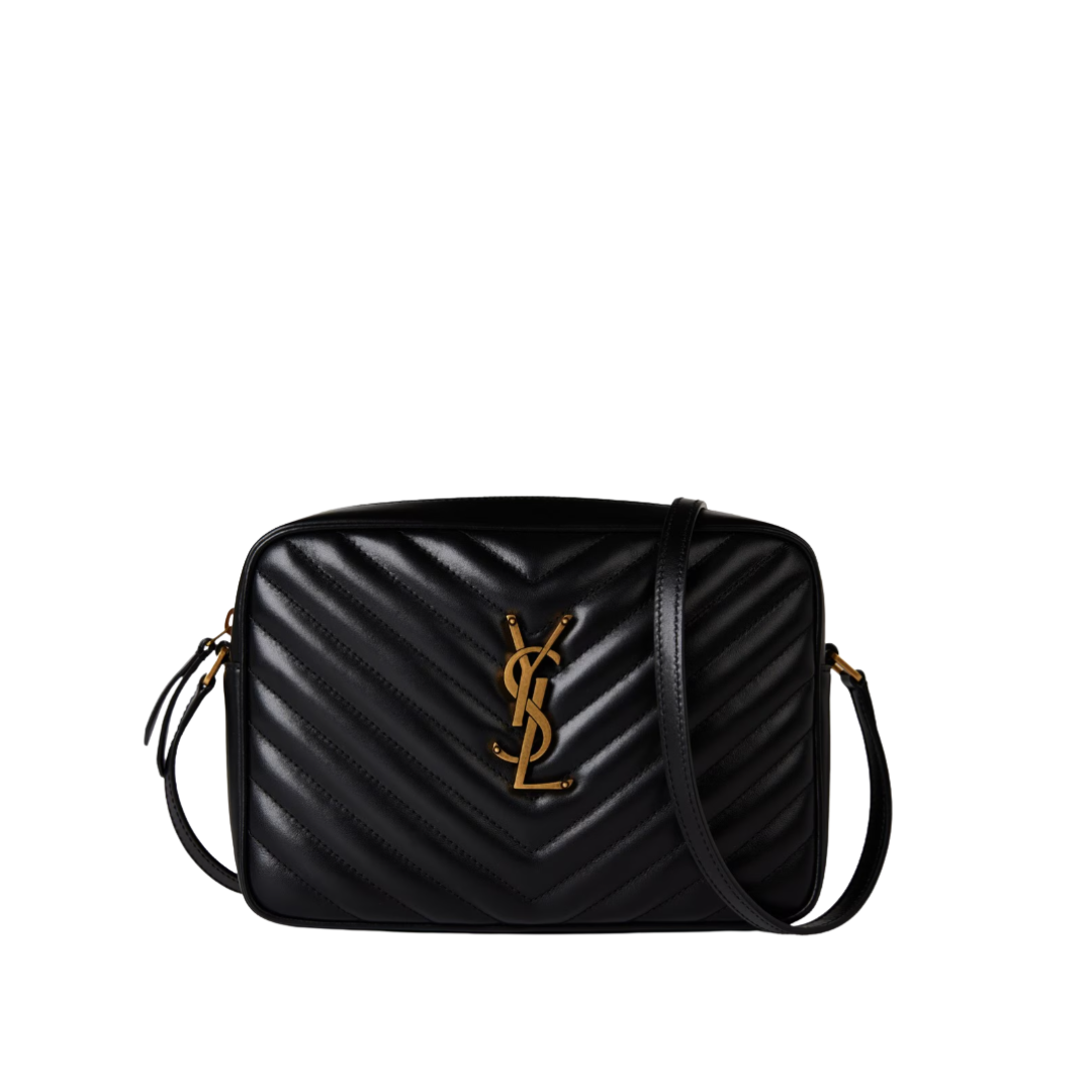 Lou Camera Schwarz/Gold 23 cm