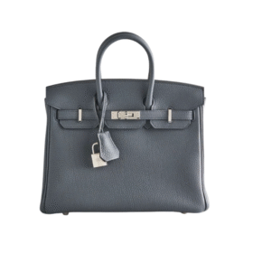 Birkin Togo 25 Graphitsilberne