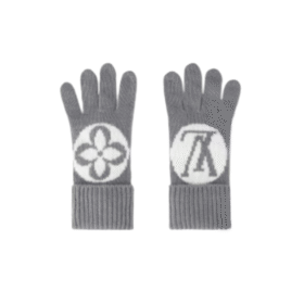 Medaillon-Handschuhe grau