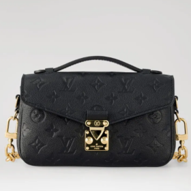 Pochette Metis East West Schwarz 21,5 cm