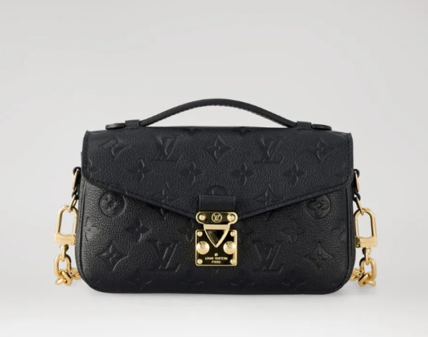 Pochette Metis East West Schwarz 21,5 cm