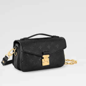 Pochette Metis East West Schwarz 21,5 cm