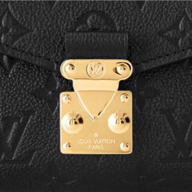 Pochette Metis East West Schwarz 21,5 cm