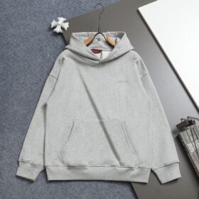 Jersey Hooded Sweatshirt Grau
