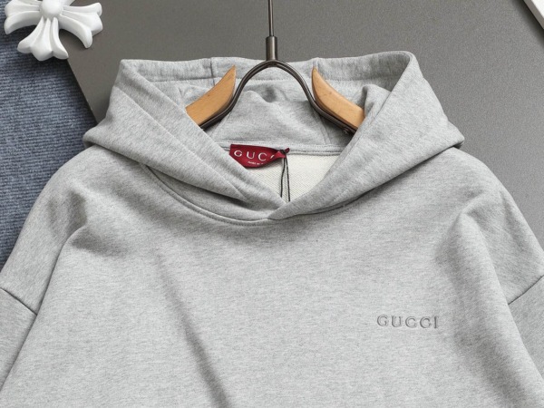 Jersey Hooded Sweatshirt Grau
